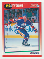 Martin Gelinas - Edmonton Oilers (NHL Hockey Card) 1991-92 Score Canadian # 159 Mint