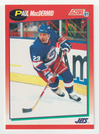 Paul MacDermid - Winnipeg Jets (NHL Hockey Card) 1991-92 Score Canadian # 219 Mint