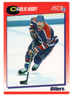 Charlie Huddy - Edmonton Oilers (NHL Hockey Card) 1991-92 Score Canadian # 247 Mint