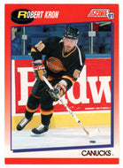 Robert Kron - Vancouver Canucks (NHL Hockey Card) 1991-92 Score Canadian # 257 Mint