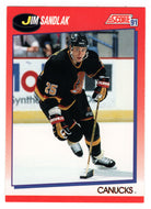 Jim Sandlak - Vancouver Canucks (NHL Hockey Card) 1991-92 Score Canadian # 260 Mint