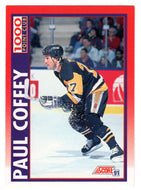 Paul Coffey - 1000 Point Club - Pittsburgh Penguins (NHL Hockey Card) 1991-92 Score Canadian # 262 Mint