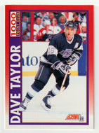 Dave Taylor - 1000 Point Club - Los Angeles Kings (NHL Hockey Card) 1991-92 Score Canadian # 264 Mint