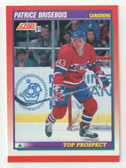 Patrice Brisebois - Montreal Canadiens - Top Prospect (NHL Hockey Card) 1991-92 Score Canadian # 272 Mint