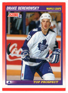 Drake Berehowsky - Toronto Maple Leafs - Top Prospect (NHL Hockey Card) 1991-92 Score Canadian # 275 Mint