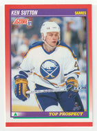 Ken Sutton RC - Buffalo Sabres - Top Prospect (NHL Hockey Card) 1991-92 Score Canadian # 283 Mint