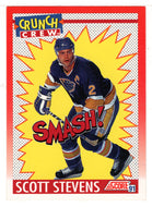 Scott Stevens - St. Louis Blues - Crunch Crew (NHL Hockey Card) 1991-92 Score Canadian # 307 Mint