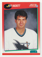 Jeff Hackett - San Jose Sharks (NHL Hockey Card) 1991-92 Score Canadian # 326 Mint
