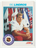 Eric Lindros - 1st Round Draft Pick (NHL Hockey Card) 1991-92 Score Canadian # 356 Mint