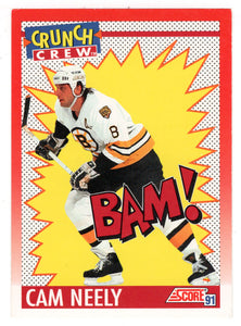 Cam Neely - Boston Bruins - Crunch Crew (NHL Hockey Card) 1991-92 Score Canadian # 305 Mint