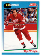 Brad Marsh - Detroit Red Wings (NHL Hockey Card) 1991-92 Score Canadian # 416 Mint