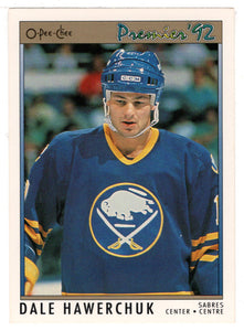 Dale Hawerchuk - Buffalo Sabres (NHL Hockey Card) 1991-92 O-Pee-Chee Premier # 1 Mint