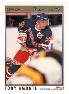 Tony Amonte RC - New York Rangers (NHL Hockey Card) 1991-92 O-Pee-Chee Premier # 11 Mint