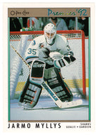 Jarmo Myllys - San Jose Sharks (NHL Hockey Card) 1991-92 O-Pee-Chee Premier # 15 Mint