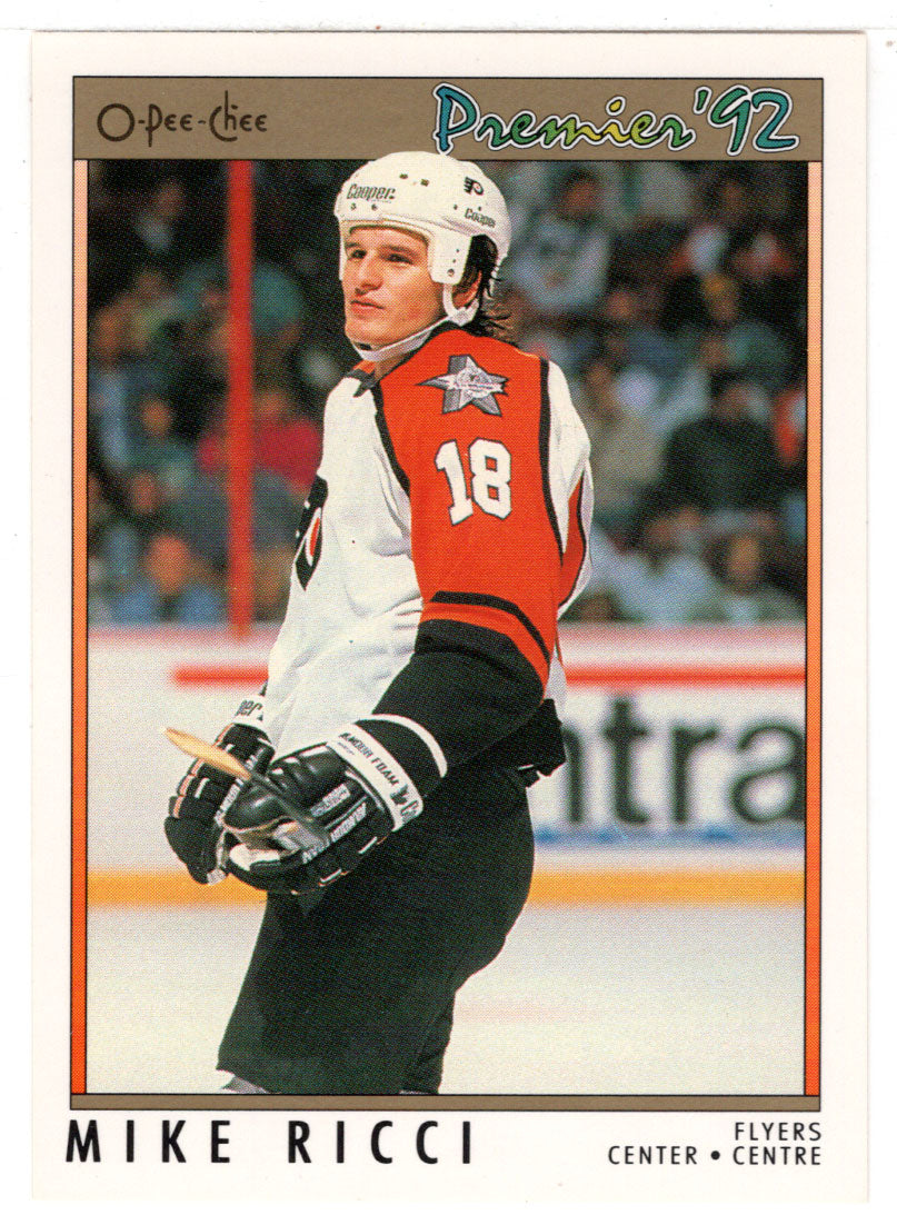 Mike Ricci - Philadelphia Flyers (NHL Hockey Card) 1991-92 O-Pee-Chee Premier # 23 Mint