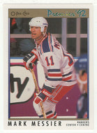 Mark Messier - New York Rangers (NHL Hockey Card) 1991-92 O-Pee-Chee Premier # 51 Mint