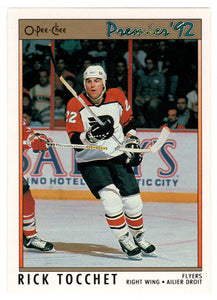 Rick Tocchet - Philadelphia Flyers (NHL Hockey Card) 1991-92 O-Pee-Chee Premier # 63 Mint