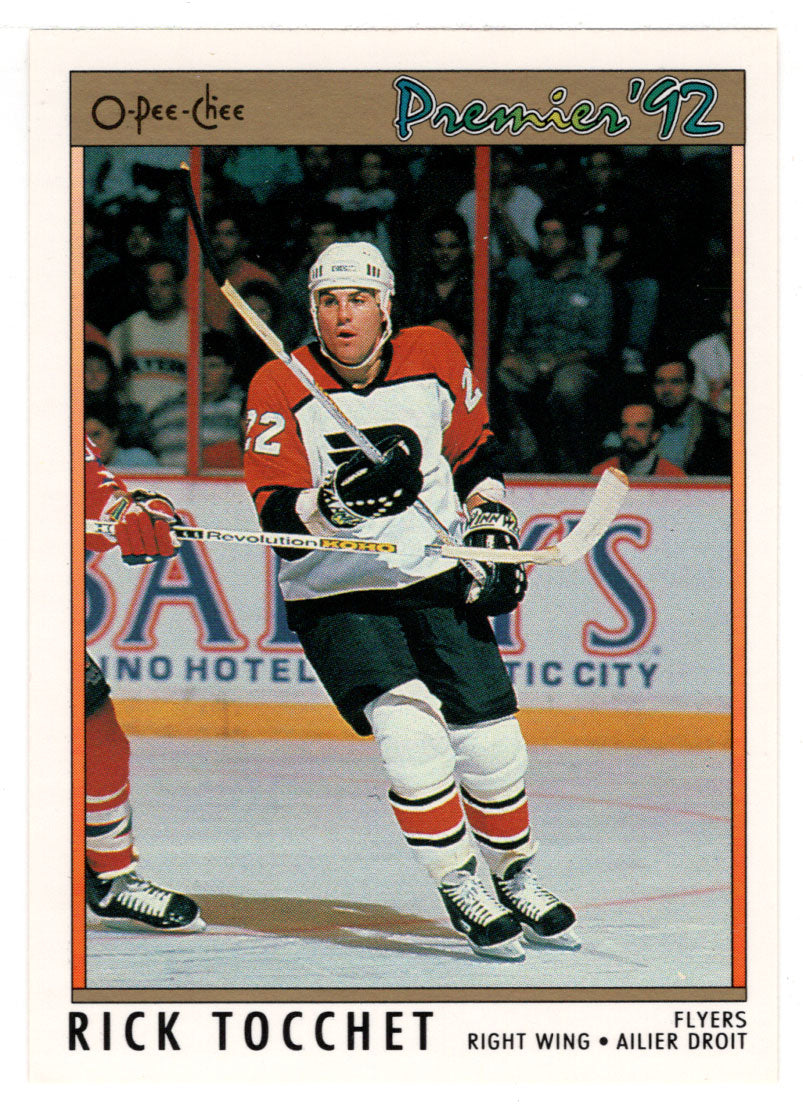 Rick Tocchet - Philadelphia Flyers (NHL Hockey Card) 1991-92 O-Pee-Chee Premier # 63 Mint