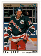 Tim Kerr - New York Rangers (NHL Hockey Card) 1991-92 O-Pee-Chee Premier # 83 Mint