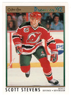 Scott Stevens - New Jersey Devils (NHL Hockey Card) 1991-92 O-Pee-Chee Premier # 84 Mint