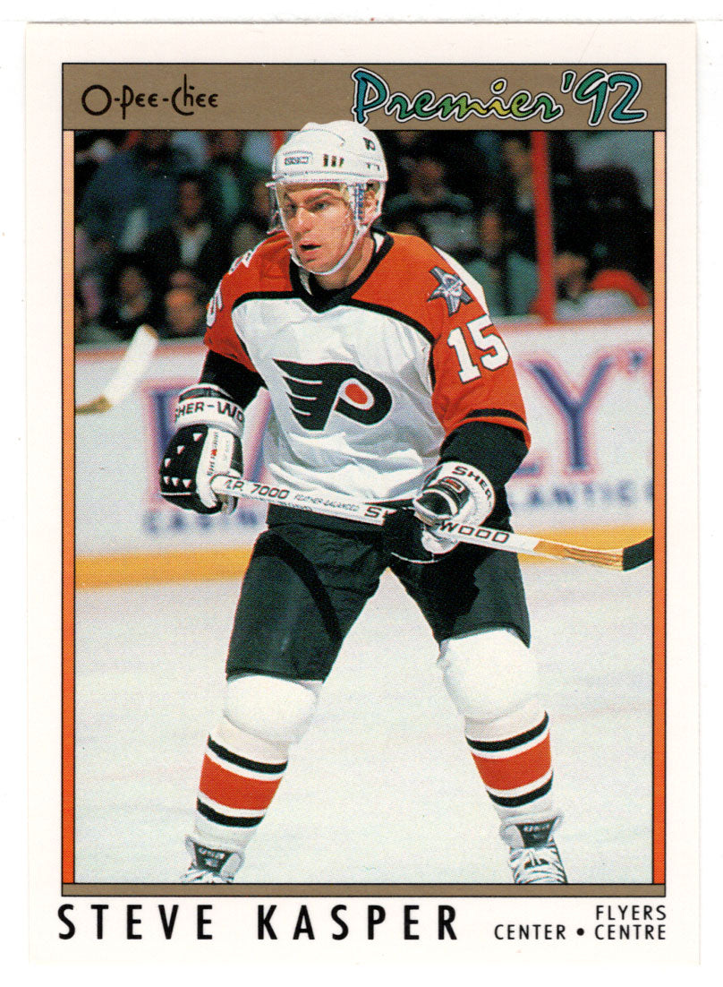 Steve Kasper - Philadelphia Flyers (NHL Hockey Card) 1991-92 O-Pee-Chee Premier # 85 Mint