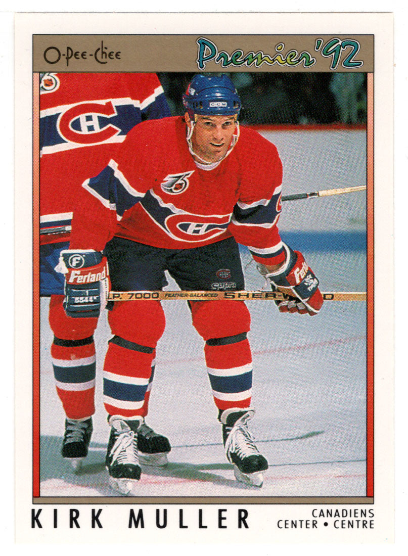 Kirk Muller - Montreal Canadiens (NHL Hockey Card) 1991-92 O-Pee-Chee Premier # 86 Mint