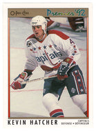 Kevin Hatcher - Washington Capitals (NHL Hockey Card) 1991-92 O-Pee-Chee Premier # 88 Mint