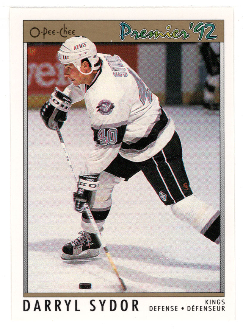 Darryl Sydor - Los Angeles Kings (NHL Hockey Card) 1991-92 O-Pee-Chee Premier # 90 Mint