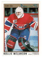 Rollie Melanson - Montreal Canadiens (NHL Hockey Card) 1991-92 O-Pee-Chee Premier # 97 Mint