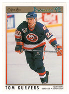 Tom Kurvers - New Jersey Devils (NHL Hockey Card) 1991-92 O-Pee-Chee Premier # 98 Mint