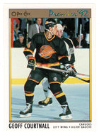 Geoff Courtnall - Vancouver Canucks (NHL Hockey Card) 1991-92 O-Pee-Chee Premier # 101 Mint