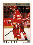 Joel Otto - Calgary Flames (NHL Hockey Card) 1991-92 O-Pee-Chee Premier # 102 Mint