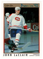 John LeClair RC - Montreal Canadiens (NHL Hockey Card) 1991-92 O-Pee-Chee Premier # 105 Mint