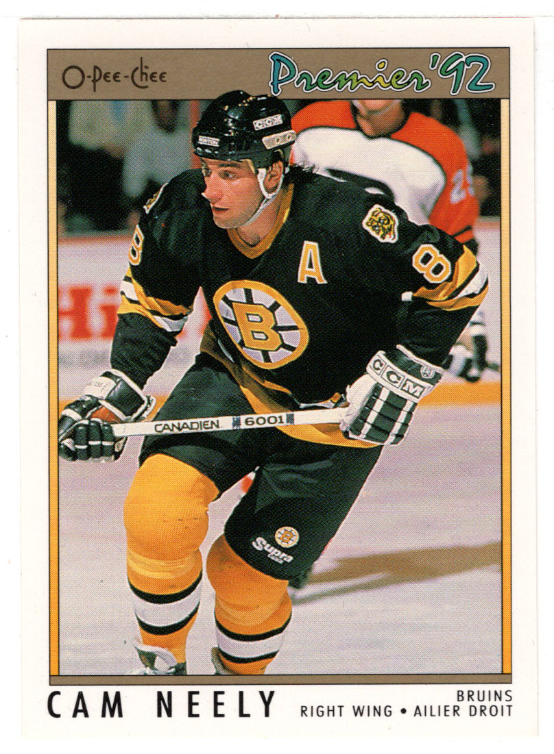 Cam Neely - Boston Bruins (NHL Hockey Card) 1991-92 O-Pee-Chee Premier # 107 Mint