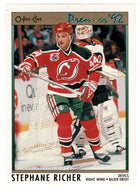 Stephane Richer - New Jersey Devils (NHL Hockey Card) 1991-92 O-Pee-Chee Premier # 113 Mint