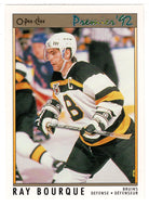 Ray Bourque - Boston Bruins (NHL Hockey Card) 1991-92 O-Pee-Chee Premier # 119 Mint