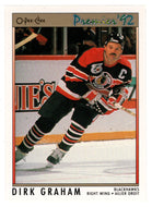 Dirk Graham - Chicago Blackhawks (NHL Hockey Card) 1991-92 O-Pee-Chee Premier # 131 Mint