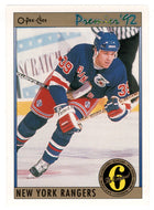 Doug Weight - New York Rangers (NHL Hockey Card) 1991-92 O-Pee-Chee Premier # 139 Mint