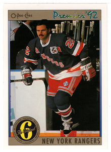 Mike Gartner - New York Rangers (NHL Hockey Card) 1991-92 O-Pee-Chee Premier # 147 Mint