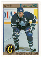 Bob Rouse - Toronto Maple Leafs (NHL Hockey Card) 1991-92 O-Pee-Chee Premier # 151 Mint