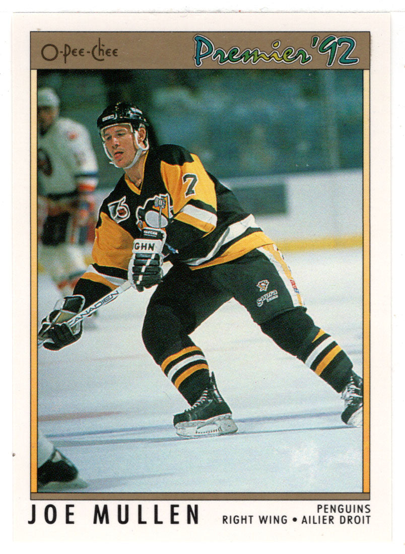 Joe Mullen - Pittsburgh Penguins (NHL Hockey Card) 1991-92 O-Pee-Chee Premier # 153 Mint