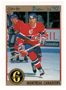 Eric Desjardins - Montreal Canadiens (NHL Hockey Card) 1991-92 O-Pee-Chee Premier # 157 Mint