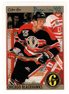 Jeremy Roenick - Chicago Blackhawks (NHL Hockey Card) 1991-92 O-Pee-Chee Premier # 174 Mint