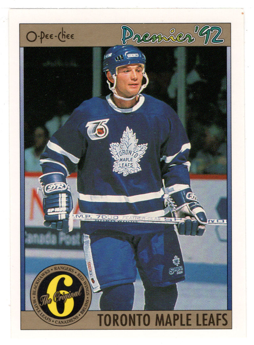 Mike Krushelnyski - Toronto Maple Leafs (NHL Hockey Card) 1991-92 O-Pee-Chee Premier # 189 Mint