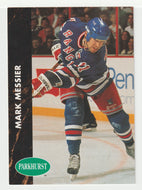 Mark Messier - New York Rangers (NHL Hockey Card) 1991-92 Parkhurst # 121 Mint