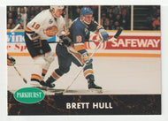 Brett Hull - St. Louis Blues (NHL Hockey Card) 1991-92 Parkhurst # 157 Mint