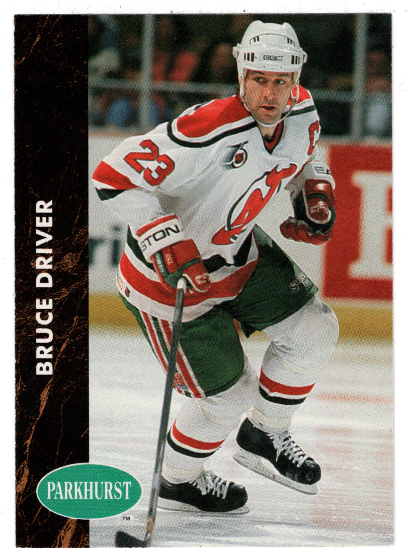 Bruce Driver - New Jersey Devils (NHL Hockey Card) 1991-92 Parkhurst # 322 Mint