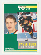 Pavel Bure - Vancouver Canucks (NHL Hockey Card) 1991-92 Pinnacle # 315 Mint
