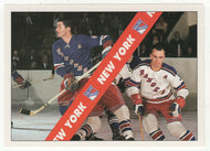 New York Rangers Checklist (NHL Hockey Card) 1991-92 Ultimate Original Six # 2 Mint