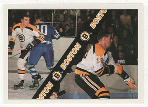 Boston Bruins Checklist (NHL Hockey Card) 1991-92 Ultimate Original Six # 4 Mint